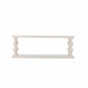 Bloomingville Salino Hylde 60cm smuk v&aelig;ghylde i hvidmalet