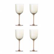 Bloomingville Aston Vinglas Glas 35cl Bronze farvet perlemorssk&aelig;r