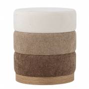 Bloomingville Bilbao Puf i polyester 3-delt i brune nuancer 