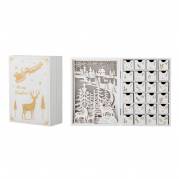 Bloomingville Elimar Kalender med lys Krydsfiner Hvid