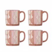 Bloomingville Saul Krus Rosa nuance Stent&oslash;j, 4 stk
