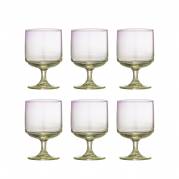 Bloomingville Luciana Drikkeglas Glas 30cl Lilla sk&aelig;r