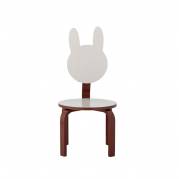 Bloomingville MINI Liova fremstillet i MDF Stol hvid - r&oslash;d 