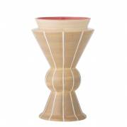 Bloomingville Trilla Vase i Keramik afd&aelig;mpet beige nuance
