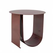 Bloomingville Cher Sidebord i Metal r&oslash;d med pulverlakeret finish