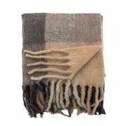 Creative Collection Hamisha Plaid gr&aring; og brune nuancer polyester