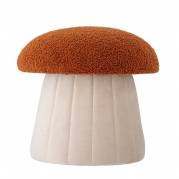 Bloomingville MINI Bertil Puf i polyester rund svampelignende silhuet r&oslash;d