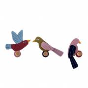 Bloomingville MINI Lewi knager fugle i farverige nuancer