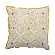 Bloomingville Rovigo Pude Bomuld 45x45cm Natur med frynser