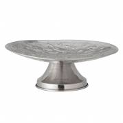 Bloomingville Litha elegant serveringsfad &Oslash;25cm i s&oslash;lv metal