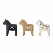 Bloomingville Siffer Lysestage Polyresin Multifarvet heste