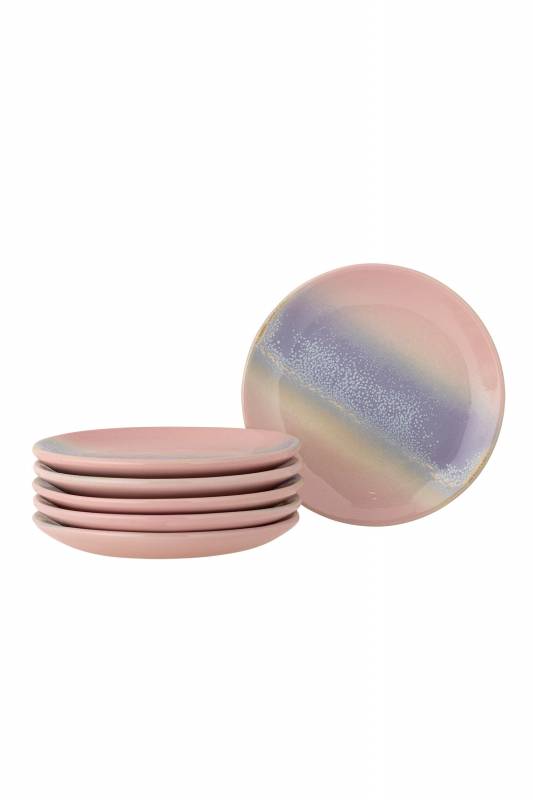 Bloomingville Safie Tallerken 15,0cm Stent&oslash;j rosa pastelfarve 