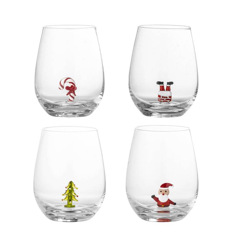 Bloomingville Misa Drikkeglas i klar glas Multipak
