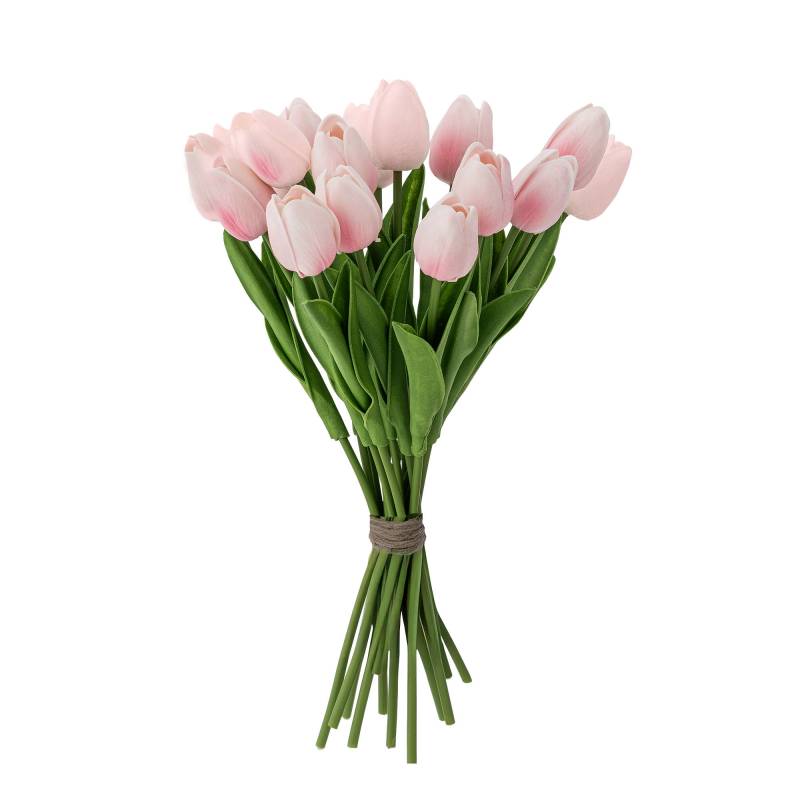 Bloomingville Tulip Buket Kunstige Blomster H32cm rosa