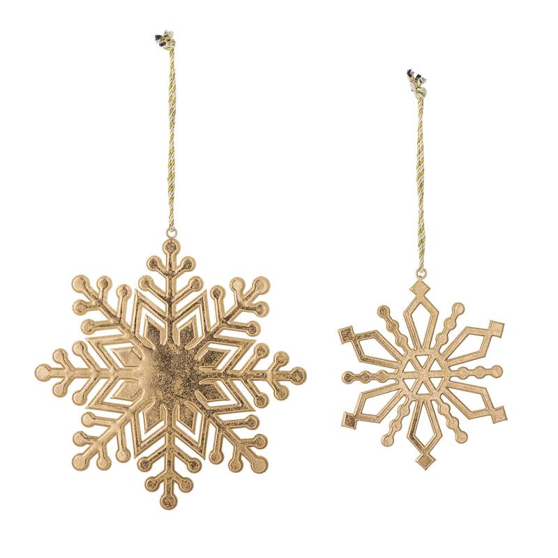 Bloomingville Kanja Ornament julestjerner i metal Guldfarvet