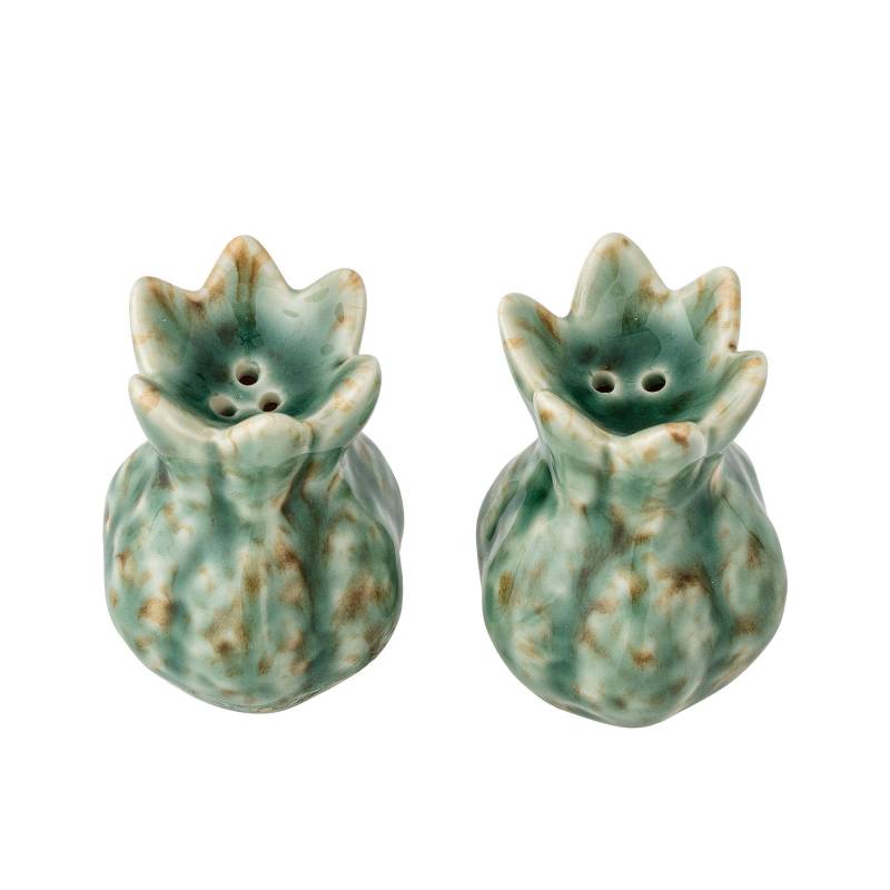 Creative Collection Cyrill Salt & Pebers&aelig;t Stent&oslash;j gr&oslash;nne nuancer