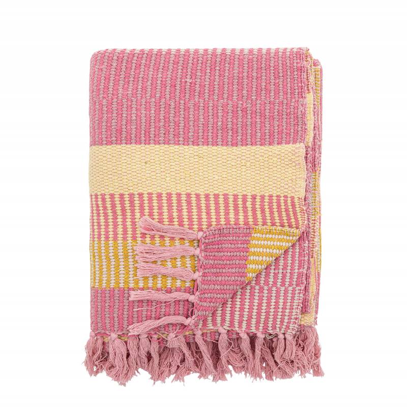 Creative Collection Isnel Plaid Pink i Genanvendt Bomuld