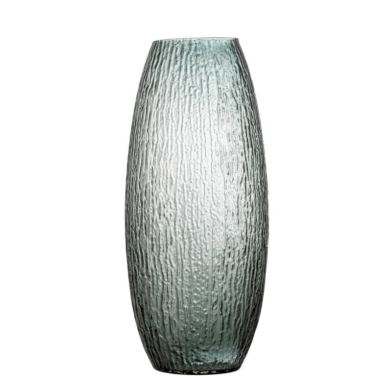 Bloomingville Brock Vase 50cm Glas med en mundbl&aelig;st finish