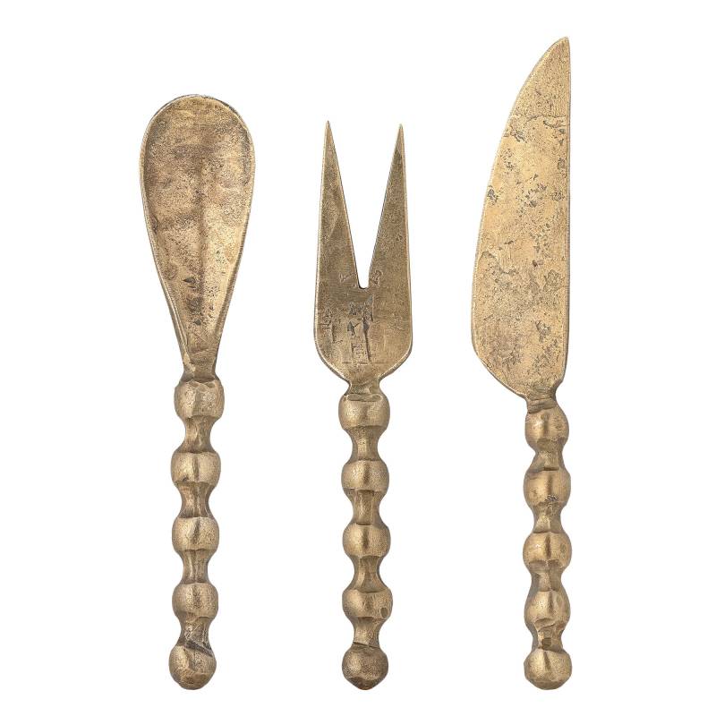 Bloomingville Haolin Ostes&aelig;t Metal Brass 3 delt