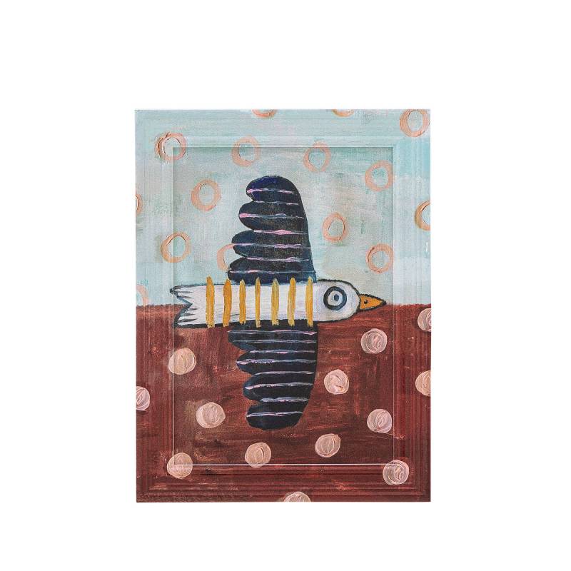 Creative Collection Brett Birdy illustration med ramme 22,5x30 cm