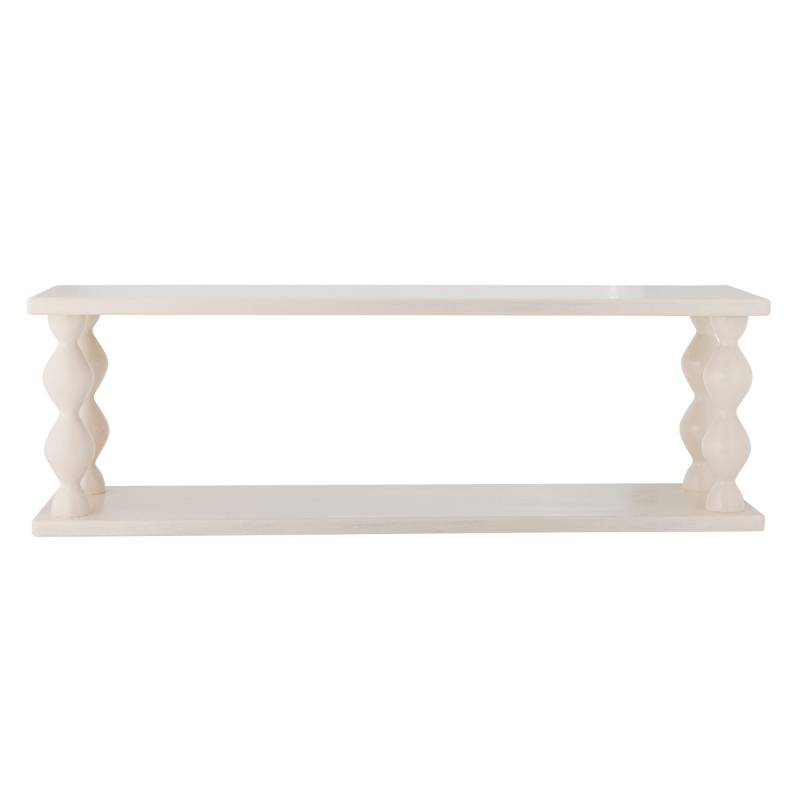Bloomingville Salino Hylde 80cm smuk v&aelig;ghylde i hvidmalet mdf