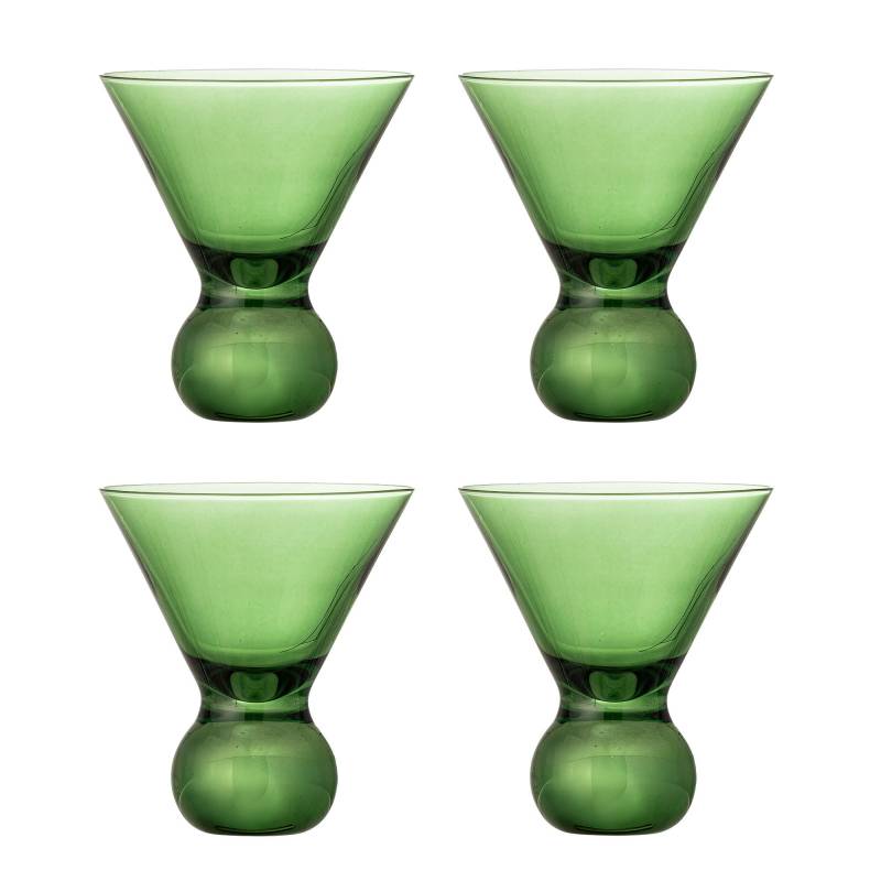 Bloomingville Corliss Cocktailglas Glas Gr&oslash;n