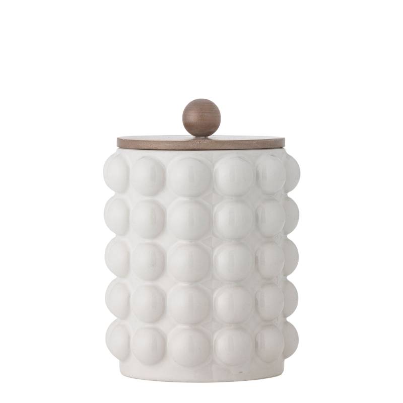 Creative Collection Madge Krukke med l&aring;g Stent&oslash;j H21,0cm Hvid
