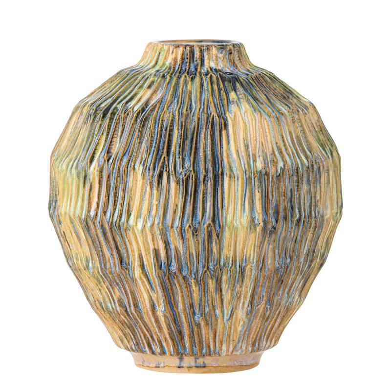 Creative Collection Tavern Vase 20,5cm Stent&oslash;j med bl&aring;t farvespil