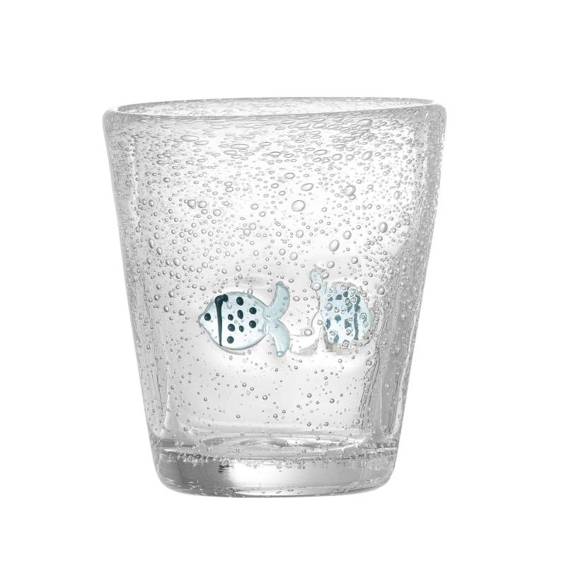 Bloomingville Finney Drikkeglas Glas Klar med motiv