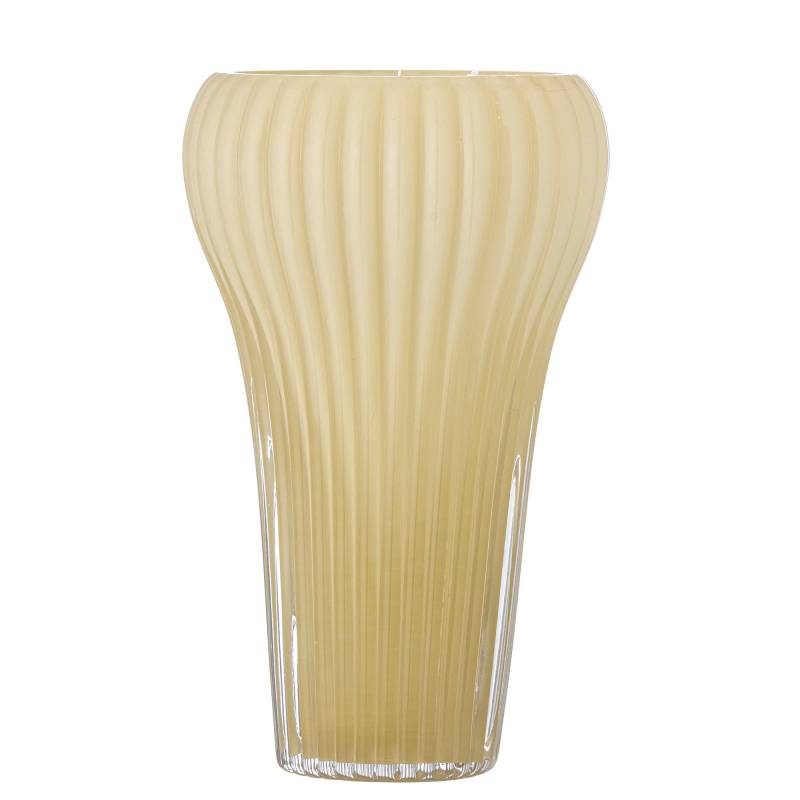 Bloomingville Averie Vase mundbl&aelig;st i glas Gul nuance