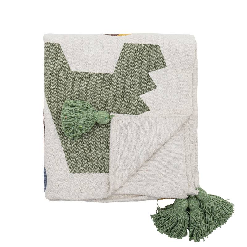 Bloomingville MINI Memmo Plaid flerfarvet i genanvendt Bomuld