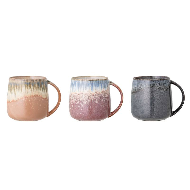 Creative Collection Cloe Krus Rosa farver Stent&oslash;j, 3 stk