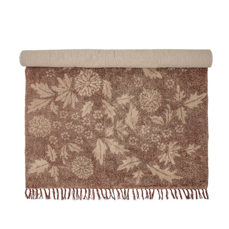 Creative Collection Malu 200x140cm T&aelig;ppe i Brun Bomuld