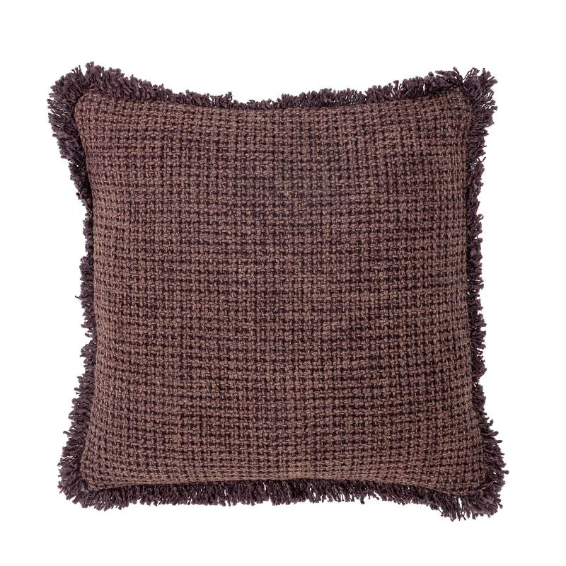 Bloomingville Delva Pude Bomuld 45x45cm Lilla med frynser