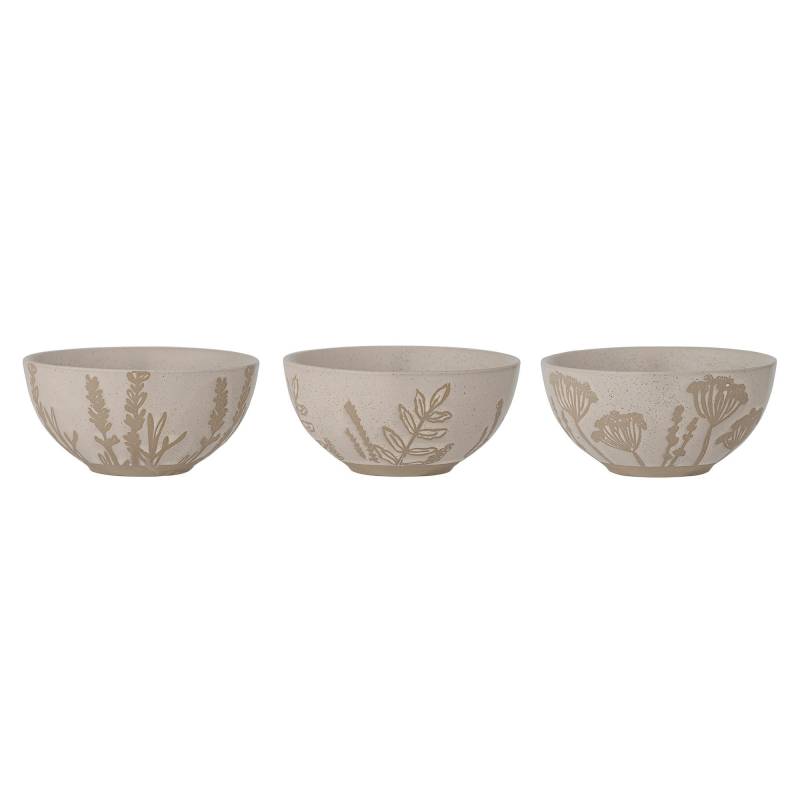 Creative Collection Primrose Sk&aring;l Stent&oslash;j natur farvet motiv