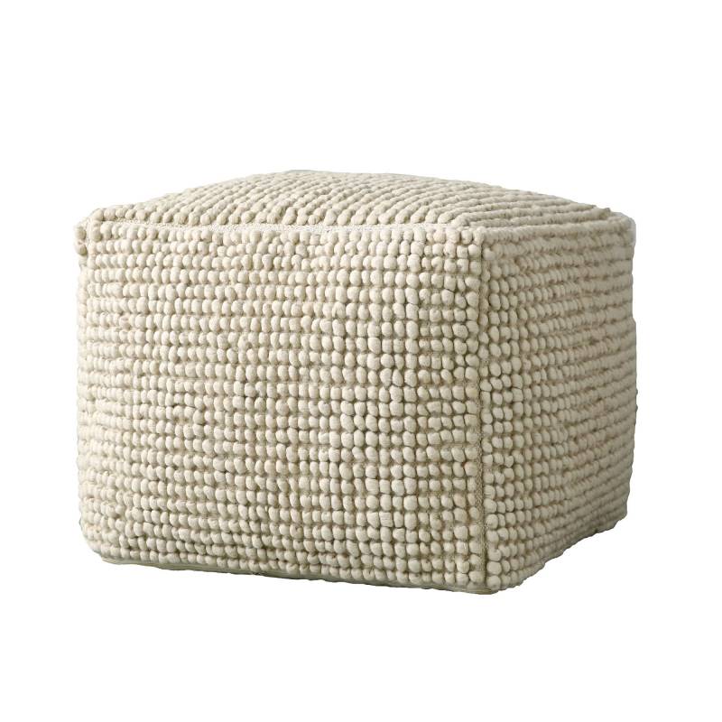 Creative Collection Suna Puf naturfarvet i uld
