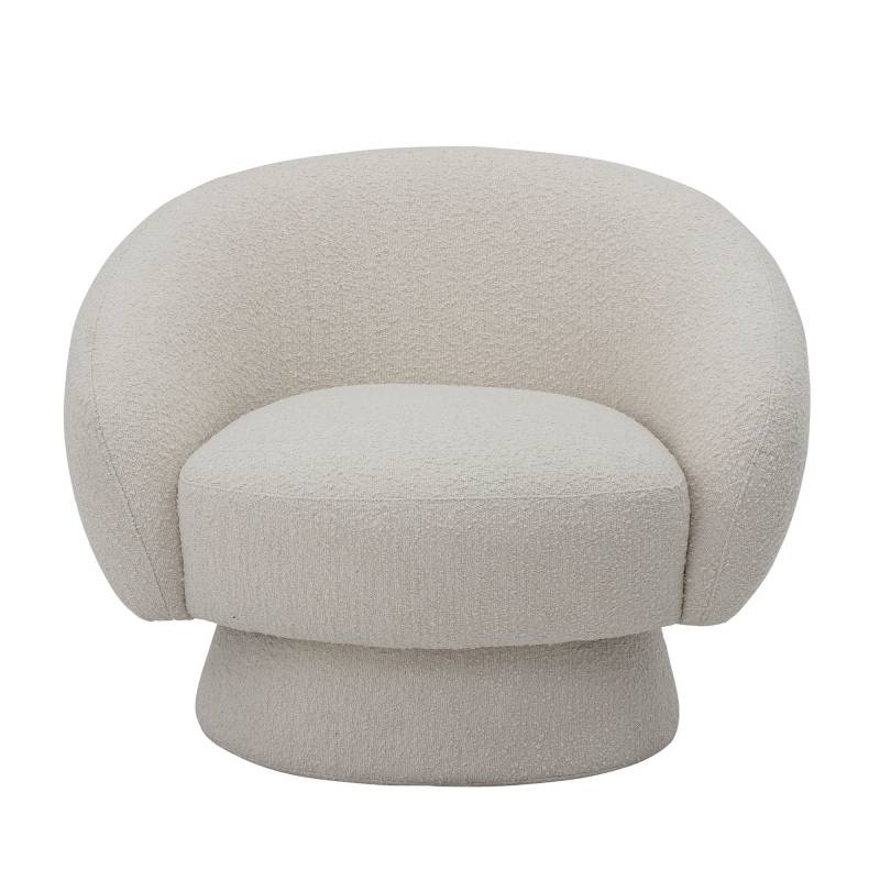 Bloomingville Ted Loungestol Polyester Hvid