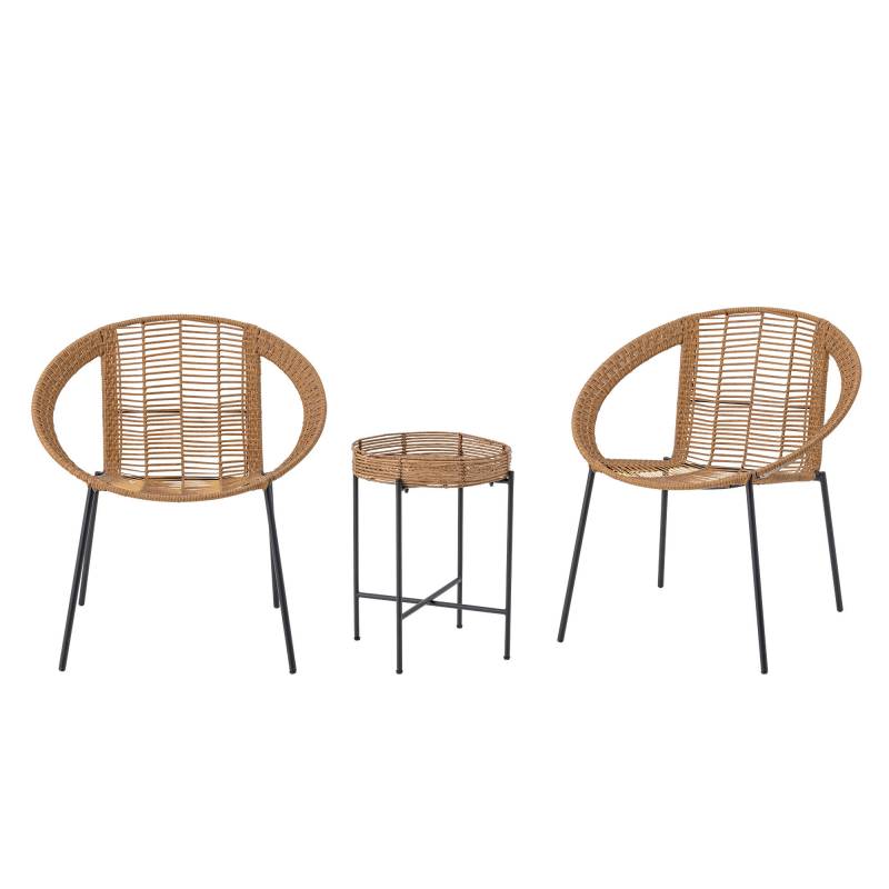Bloomingville Dudine lounge s&aelig;t med bord og 2 stole