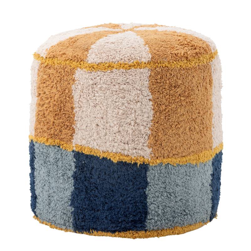 Bloomingville MINI Kio puf i 100% bomuld multifarvet
