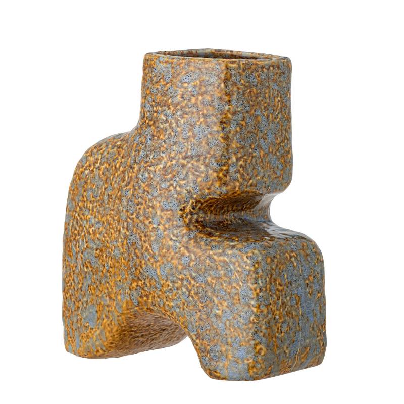 Bloomingville Ollia Vase 20cm Stent&oslash;j i brune og sandfarvede nuancer