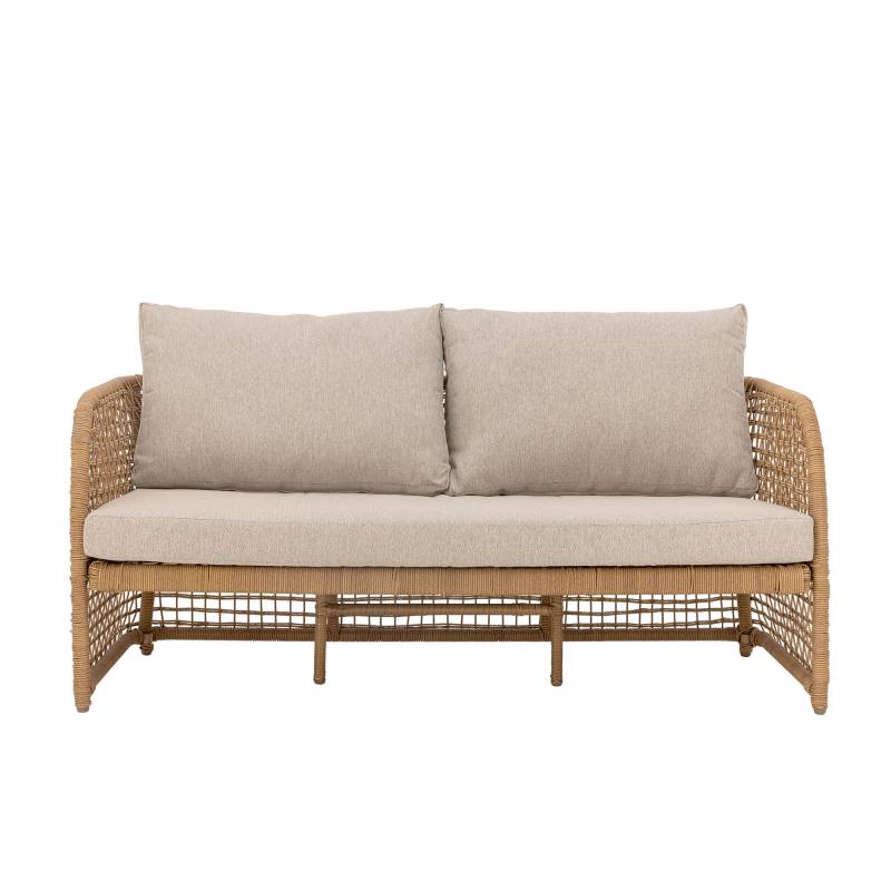 Bloomingville Penzano Sofa Polyrattan Natur, til udend&oslash;rs brug
