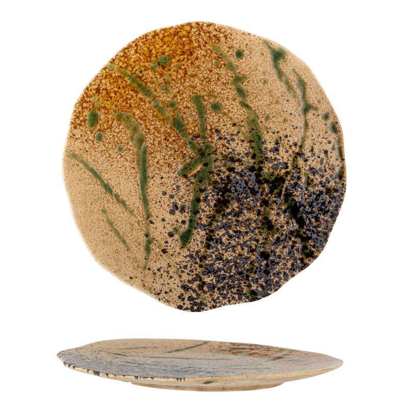 Creative Colelction Larken Tallerken &Oslash;27cm Stent&oslash;j brune nuancer