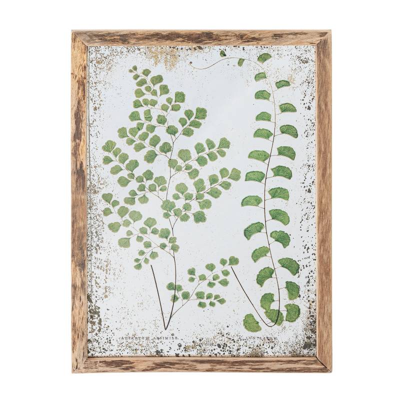 Creative Collection Tipper spejlillustration med ramme 34,5x46 cm gr&oslash;n