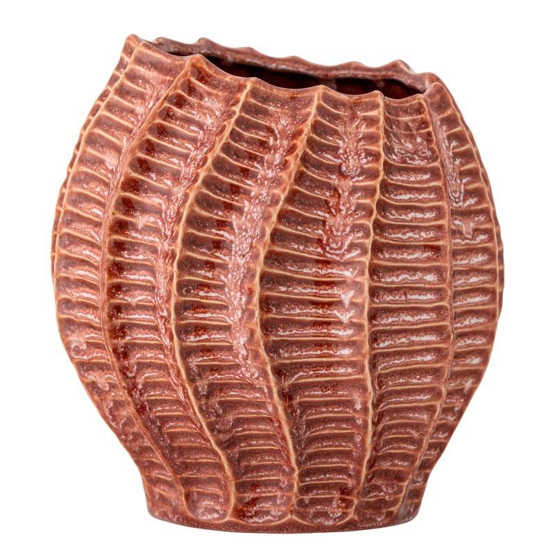 Creative Collection Callon Vase i Stent&oslash;j 20,5cm muslingeformet silhuet rosa