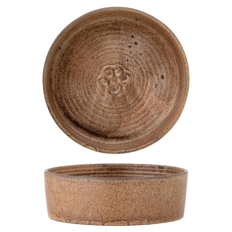 Bloomingville hundesk&aring;l Buddy Stent&oslash;j &Oslash;21,5cm i en brun nuance
