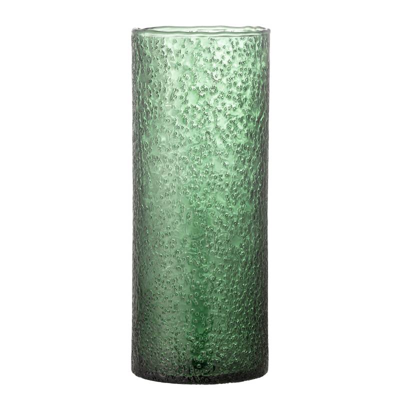 Bloomingville Zenta Vase Genanvendt Glas 32cm smuk smaragdgr&oslash;nne farve