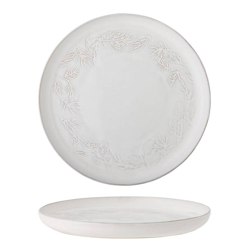 Bloomingville Winter Serveringsfad &Oslash;34cm Stent&oslash;j natur farver