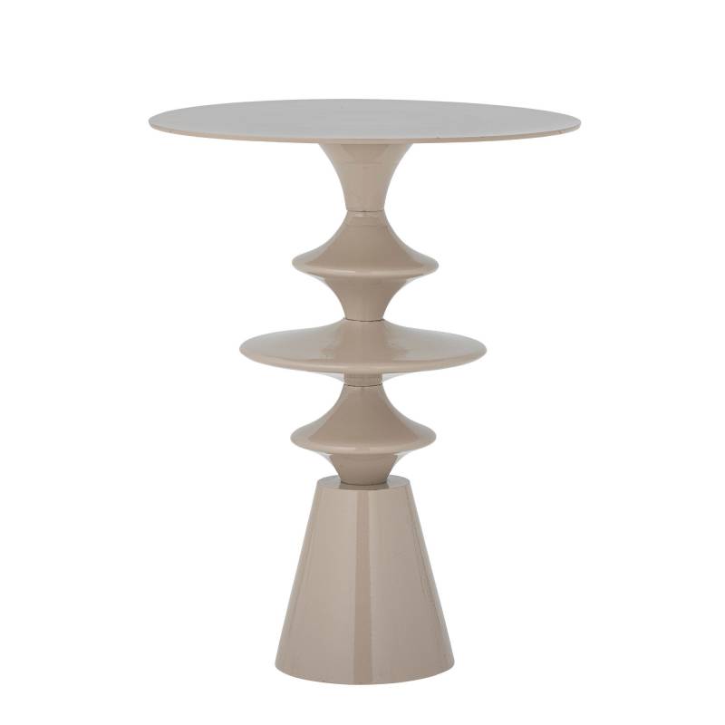 Bloomingville Samio Sidebord pulverlakeret overflade i lys beige aluminium