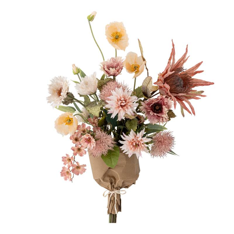 Bloomingville Dust Buket Kunstige Blomster Rosa nuancer