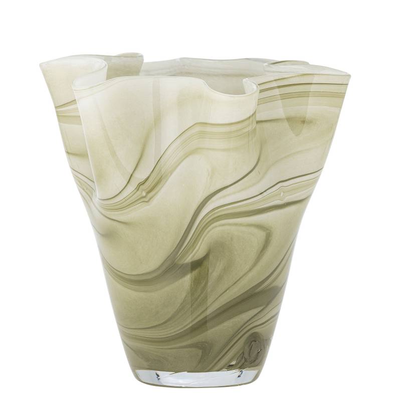 CReative Collection Toryn Vase 24,0cm Glas Gr&oslash;nne nuancer
